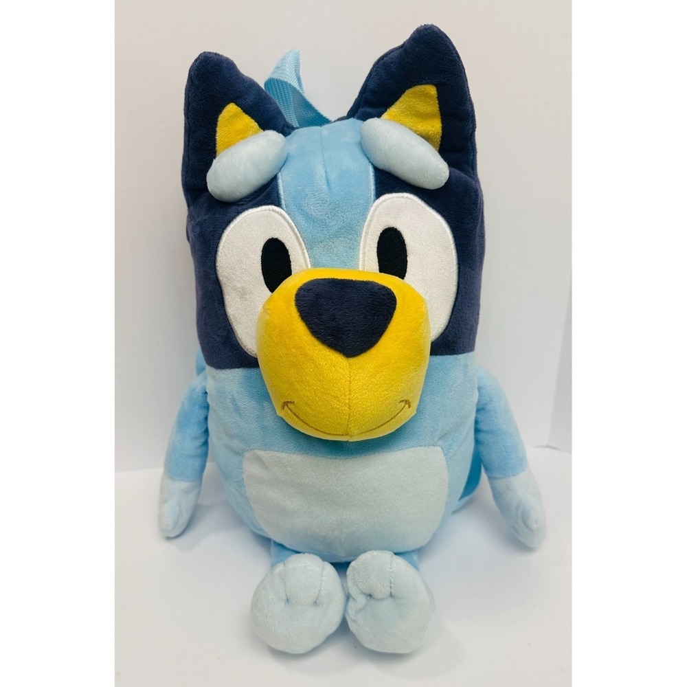 Ludo Studio Bluey Plush Backpack 14" Stuffed Animal Bag Adjustable Straps